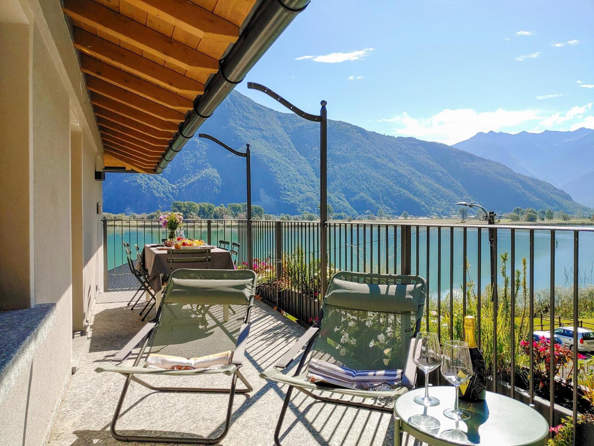 Dascio Silence Ferienwohnung Mit Panorama Balkon Kültér fotó