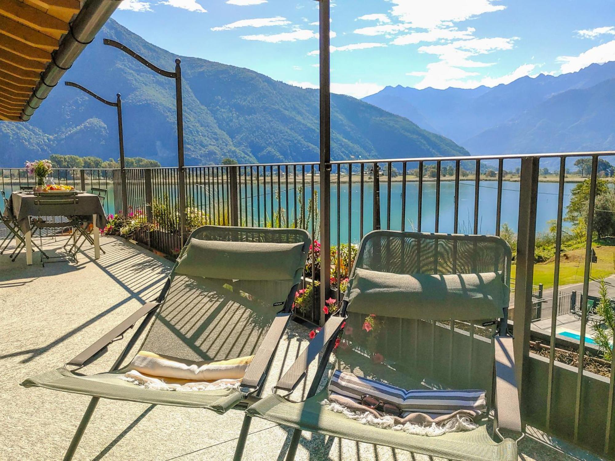 Dascio Silence Ferienwohnung Mit Panorama Balkon Kültér fotó